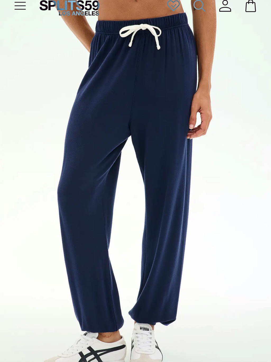 Splits59 Navy Relaxed Lounge Joggers Size M